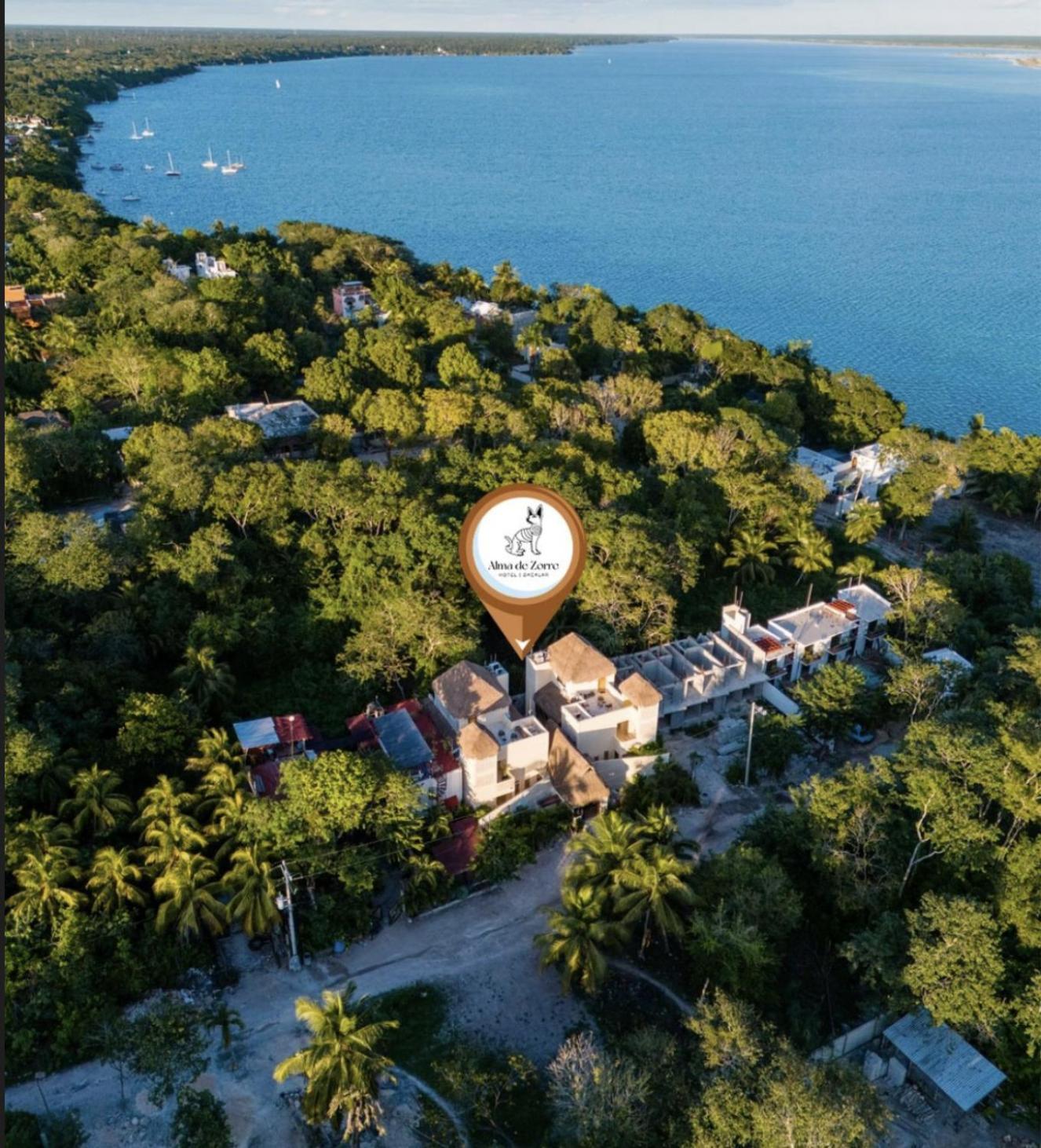 Alma De Zorro Hotel Bacalar Exterior foto